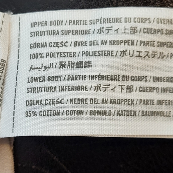 Abercrombie & Fitch Cream Satin Floral Lace V-Neck Sleeveless Bodysuit - Size XS - Picture 5 of 7